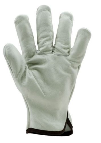 Sárga színmarhabőr védőkesztyű