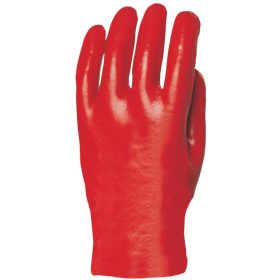 Mártott PVC kesztyű 27 cm hosszú,piros 