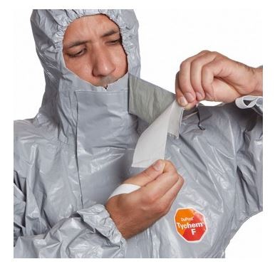 DUPONT TYCHEM 6000 F SZÜRKE VEGYSZERÁLLÓ OVERÁL XL méretben