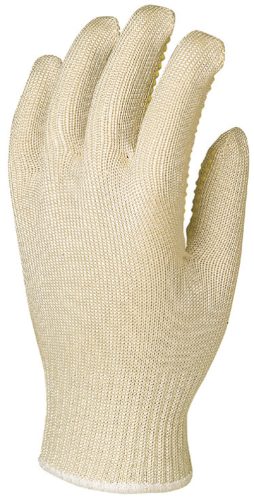 Kötött vékony vágás- és kopásálló abralon-nylon kesztyű (10 pár)