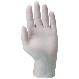 LATEX VIZSGÁLÓKESZTYŰ, PÚDEROZOTT (100 db / doboz)  