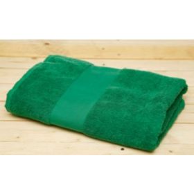 Olima 360g-os pamut törölköző - kelly green
