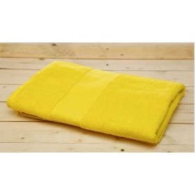 Olima 360g-os pamut törölköző - yellow