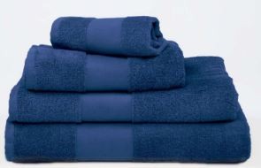 Olima Classic pamut törölköző - marine blue