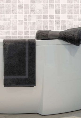 Olima pamut törölköző - sötétszürke