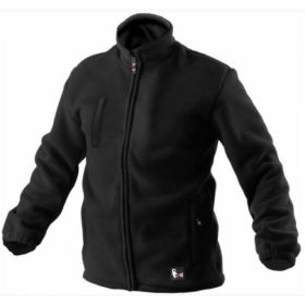 Otawa fleece kabát - fekete