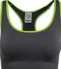 Proact női sport top - szürke/neon zöld