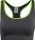 Proact női sport top - szürke/neon zöld