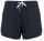 Pamut női sport short - navy/fehér