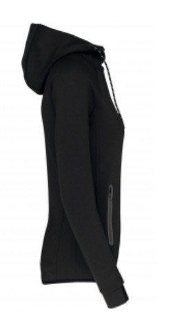 Proact női kapucnis felső - fekete