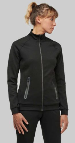 Proact női magas nyakú dzseki /kabát - fekete