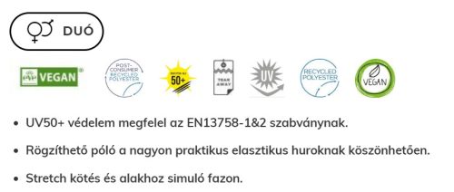 Gyermek hosszú ujjú technikai póló UV védelemmel - fehér