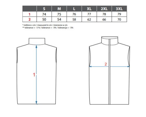 Paso softshell mellény - fekete