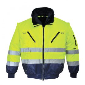 Hi-Vis 3 az 1-ben Pilóta kabát