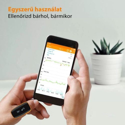 Viatom PO1 Hordható véroxigén és pulzust mérő készülék Bluetooth kapcsolat /okos pulzoximéter