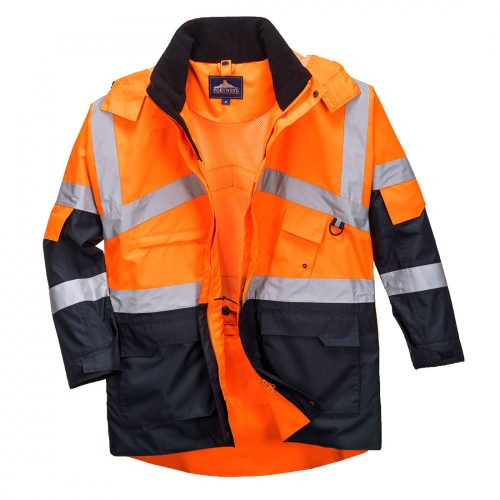 Hi-Vis kéttónusú lélegző kabát