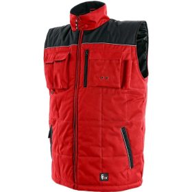 Seattle bélelt mellény - piros/fekete