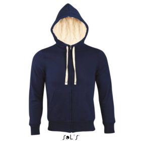 Sol's sherpa béléses kapucnis felső - navy