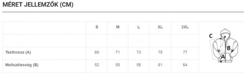 Sol's sherpa béláses kapucnis felső - royal