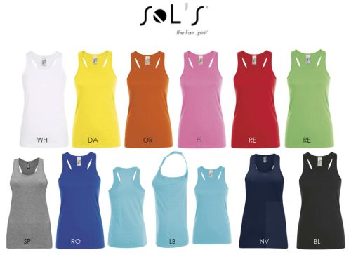 Sol's női pamut sport trikó - orange