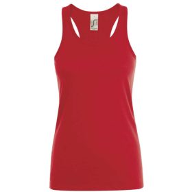 Sol's női pamut sport trikó - piros