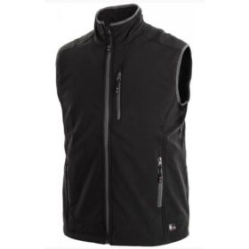 Topeka softshell mellény - fekete