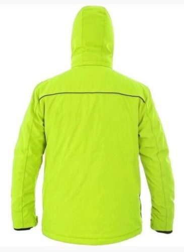 Férfi bélelet softshell kabát - sárga/fekete
