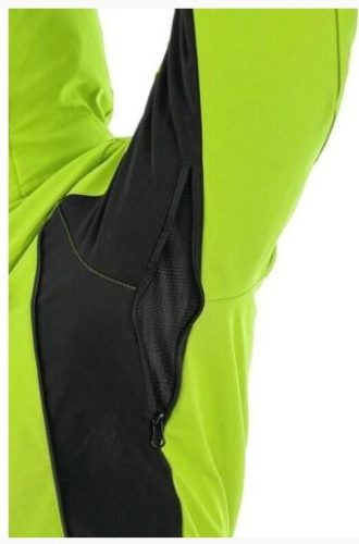 Férfi bélelet softshell kabát - sárga/fekete