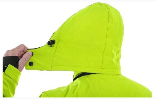Férfi bélelet softshell kabát - sárga/fekete