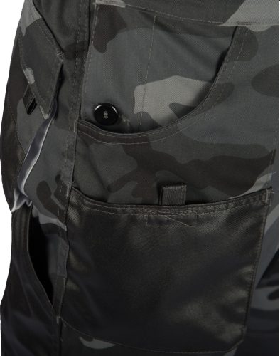 WICTOR camo-grey melles-nadrág