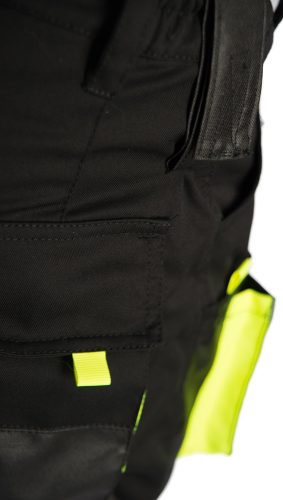 WICTOR fekete - fluo sárga derekasnadrág