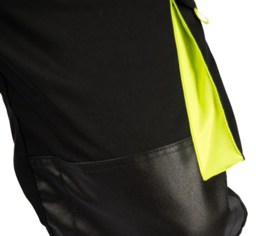 WICTOR fekete - fluo sárga derekasnadrág