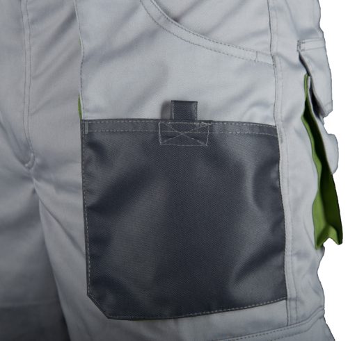 WICTOR világos szürke - borsózöld derekasnadrág