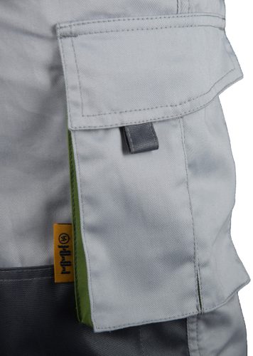 WICTOR világos szürke - borsózöld derekasnadrág