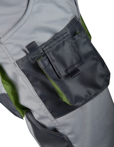 WICTOR világos szürke - borsózöld derekasnadrág