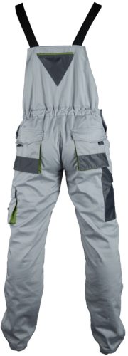 WICTOR világos szürke - borsózöld melles-nadrág